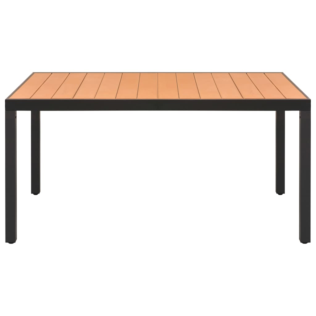 5-delige Tuinset zwart en bruin
