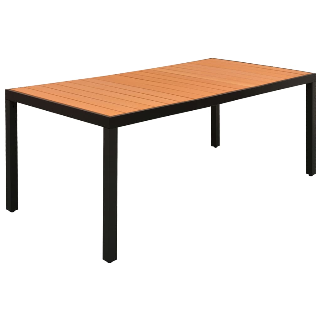 9-delige Tuinset zwart en bruin
