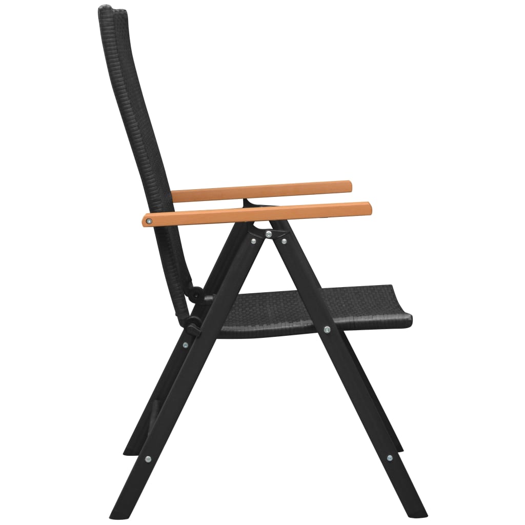 3-delige Tuinset zwart en bruin is nu te koop bij PeponiXL, paradijselijk wonen!