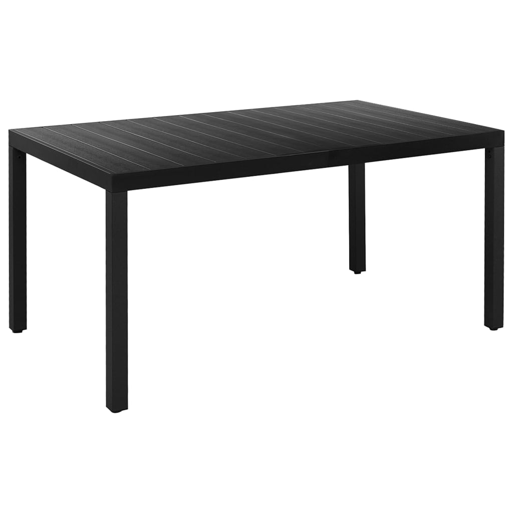 7-delige Tuinset zwart en bruin