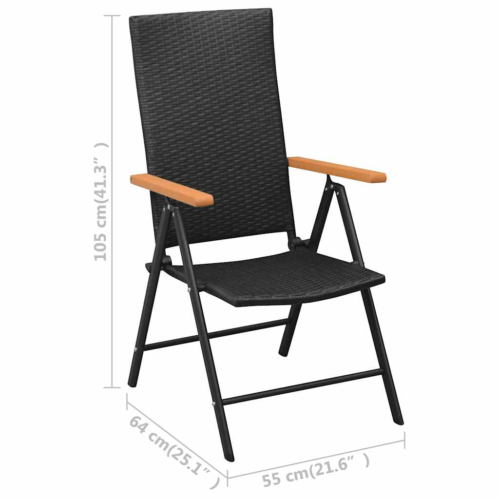 3-delige Tuinset zwart en bruin is nu te koop bij PeponiXL, paradijselijk wonen!