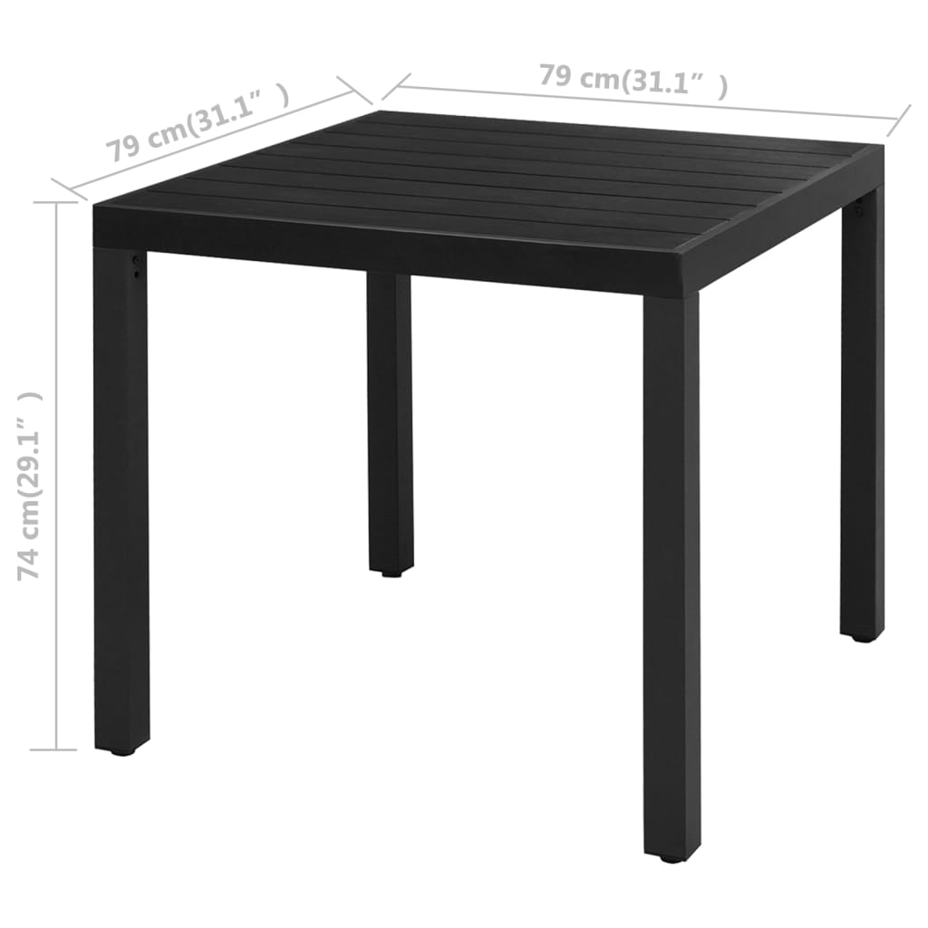 5-delige Tuinset PVC-rattan zwart is nu te koop bij PeponiXL, paradijselijk wonen!