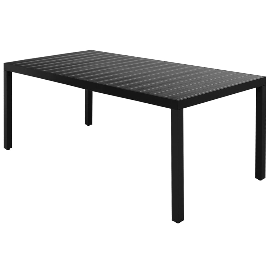 7-delige Tuinset PVC-rattan zwart is nu te koop bij PeponiXL, paradijselijk wonen!
