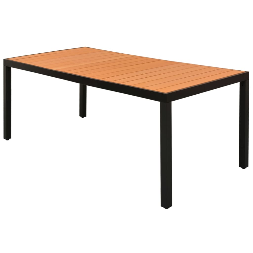 9-delige Tuinset PVC-rattan zwart en bruin is nu te koop bij PeponiXL, paradijselijk wonen!