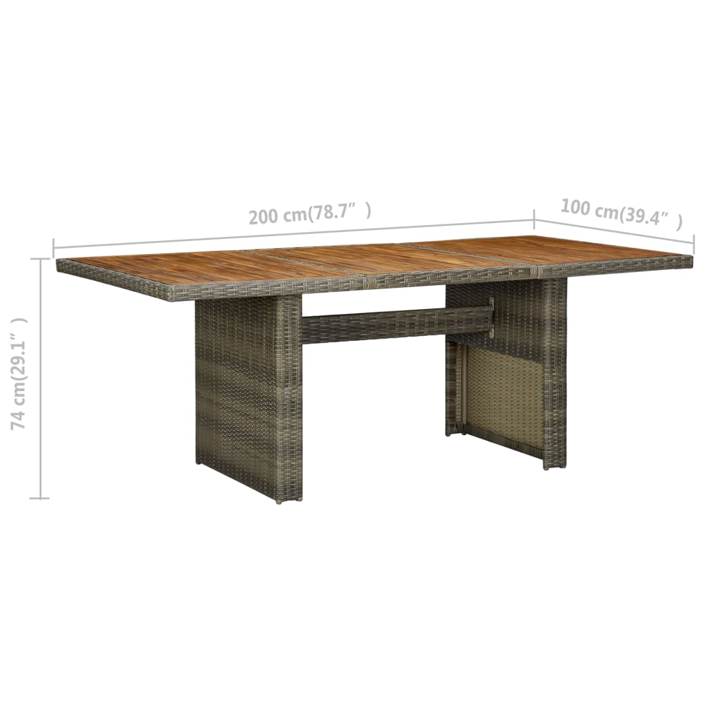 7-delige Tuinset met kussens poly rattan bruin is nu te koop bij PeponiXL, paradijselijk wonen!