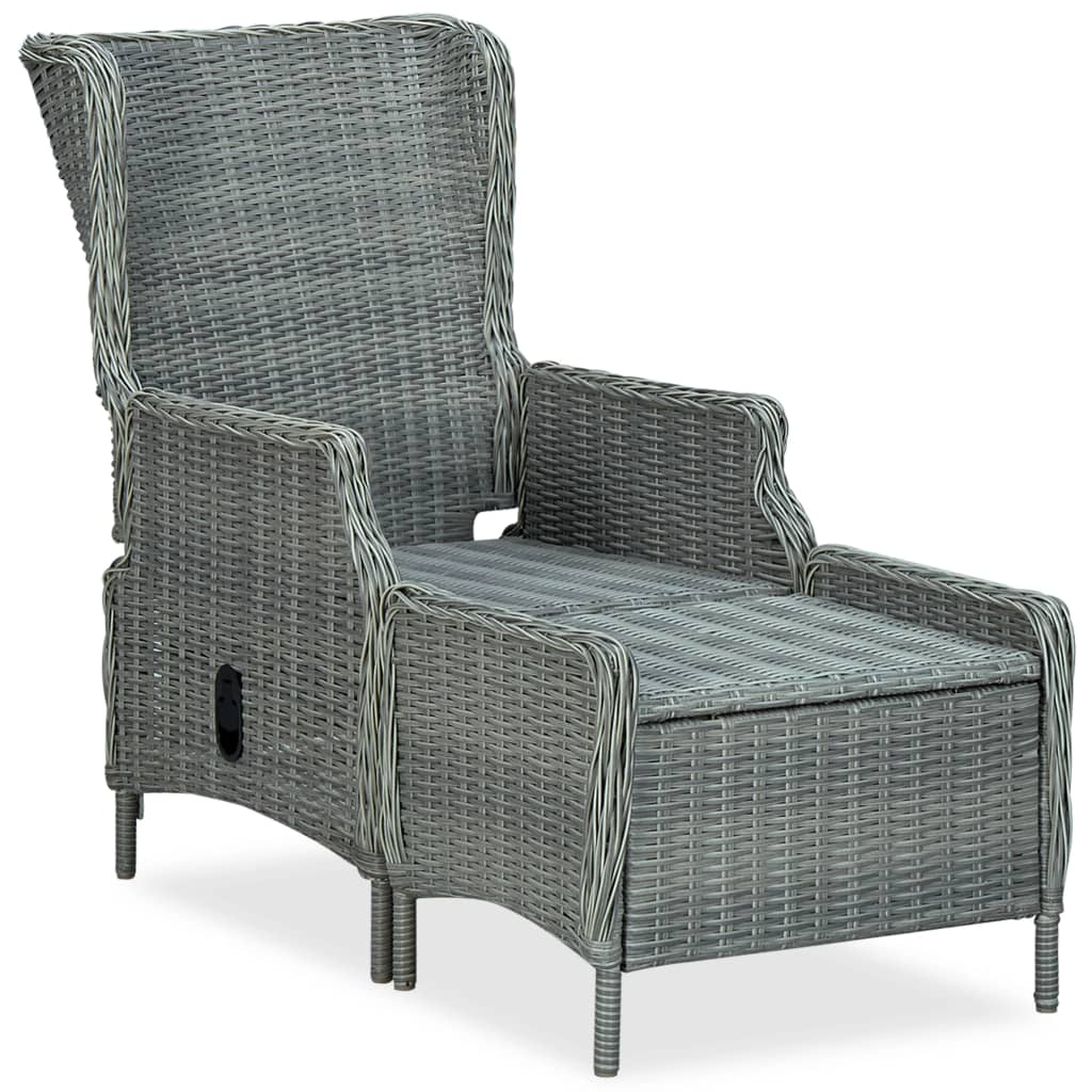 9-delige Tuinset met kussens poly rattan lichtgrijs is nu te koop bij PeponiXL, paradijselijk wonen!