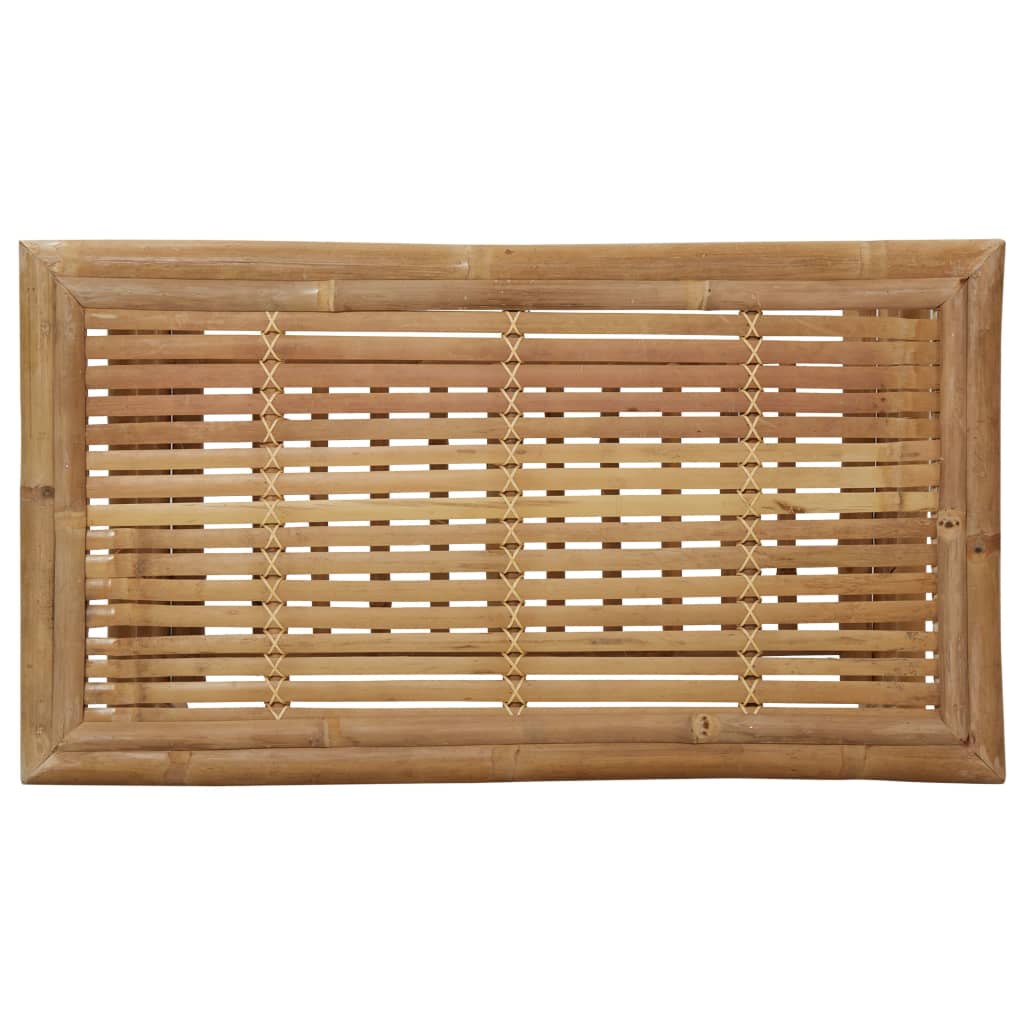 4-delige Loungeset met kussens bamboe is nu te koop bij PeponiXL, paradijselijk wonen!