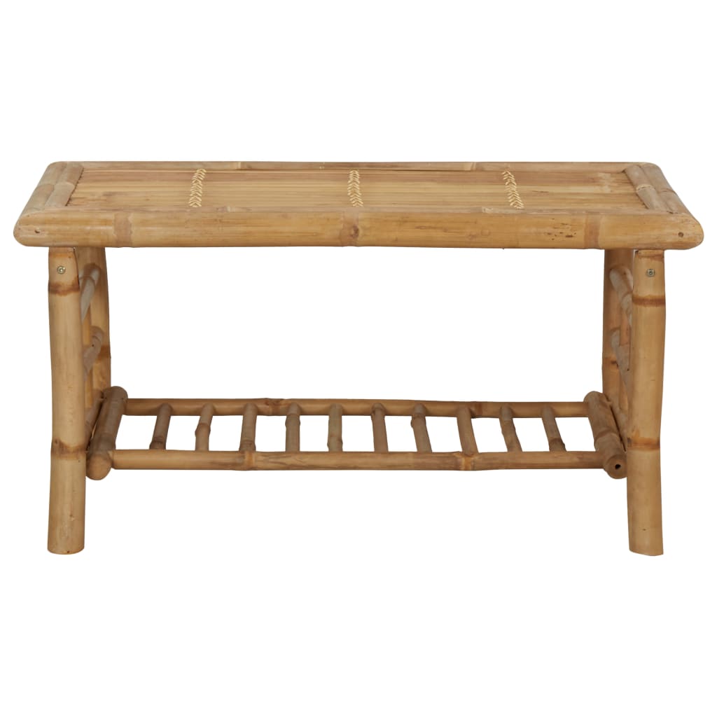 4-delige Loungeset met kussens bamboe is nu te koop bij PeponiXL, paradijselijk wonen!