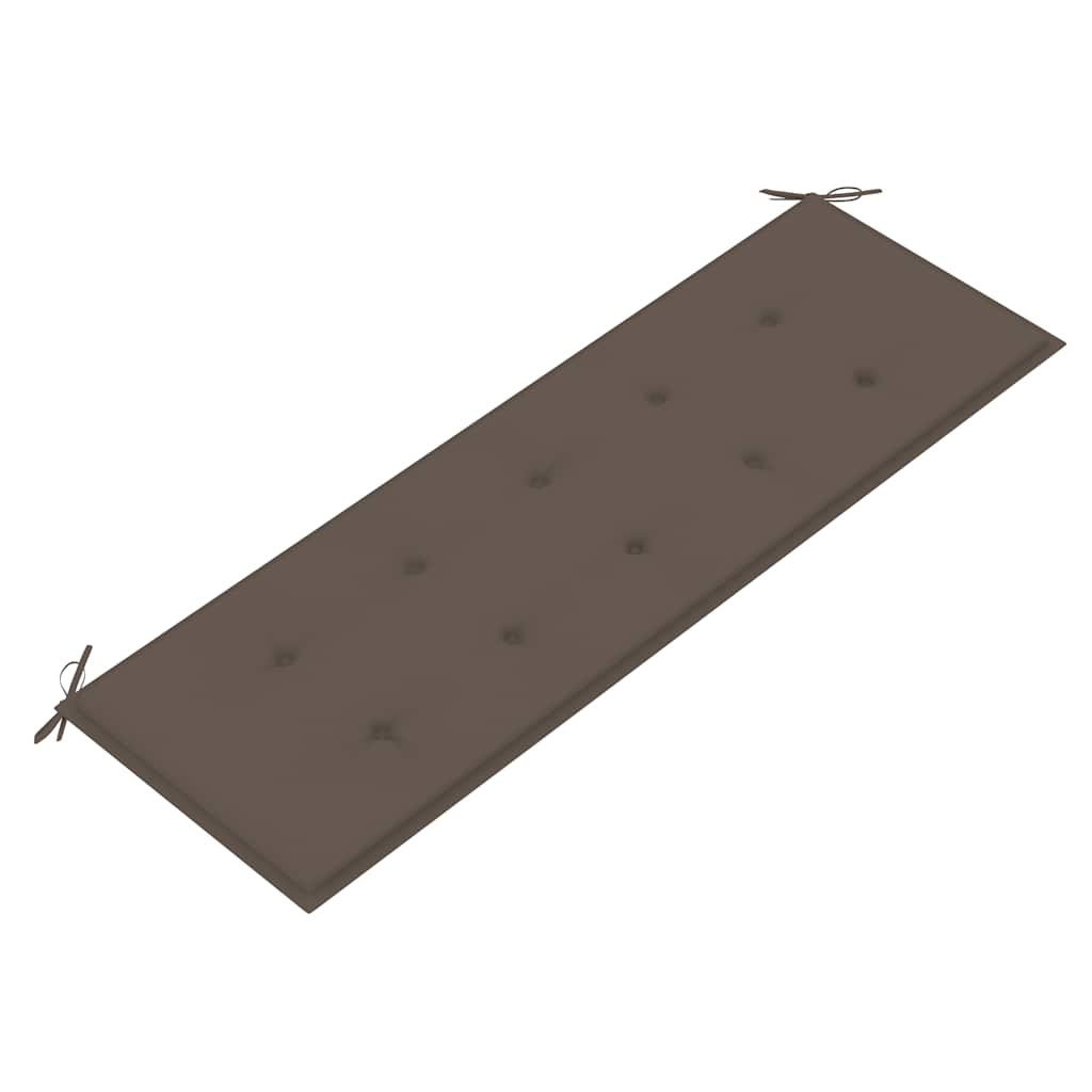 Tuinbank 3-zits met kussen 150 cm massief eucalyptushout is nu te koop bij PeponiXL, paradijselijk wonen!