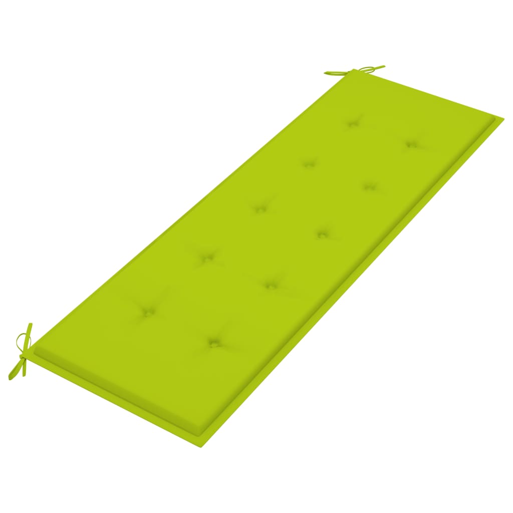 Tuinbank 3-zits met kussen 150 cm massief eucalyptushout is nu te koop bij PeponiXL, paradijselijk wonen!