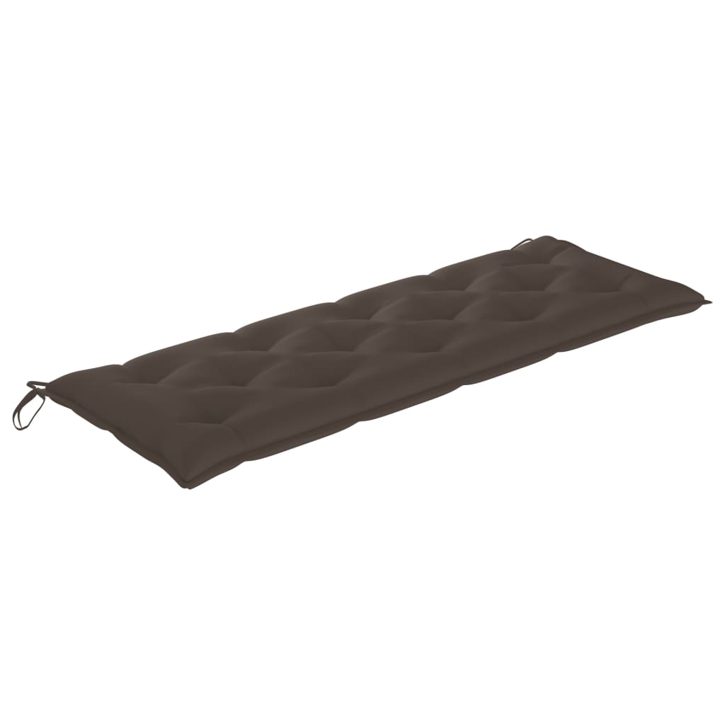 Tuinbank 3-zits met kussen 150 cm massief eucalyptushout is nu te koop bij PeponiXL, paradijselijk wonen!