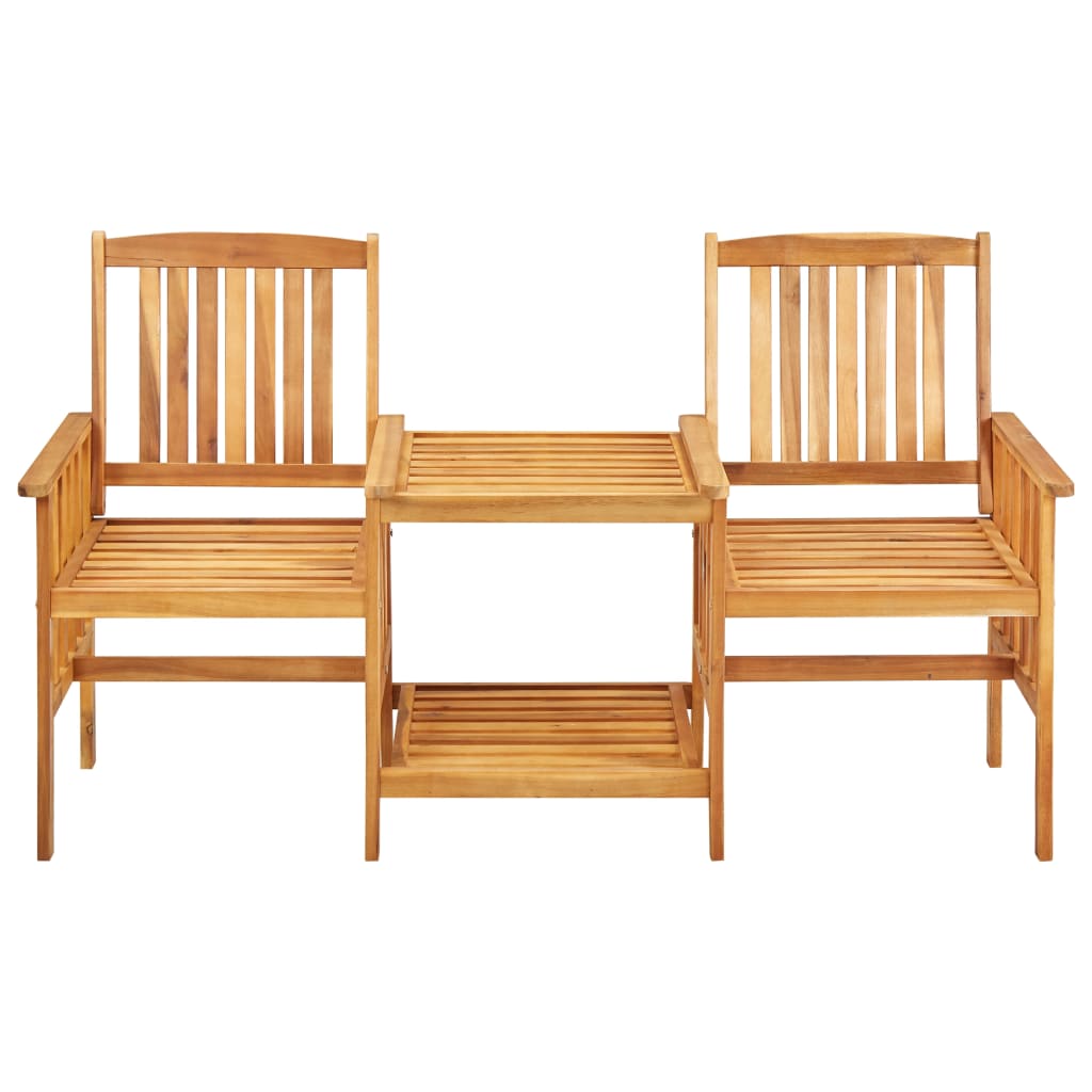 Tuinstoelen met tafeltje en kussens massief acaciahout is nu te koop bij PeponiXL, paradijselijk wonen!