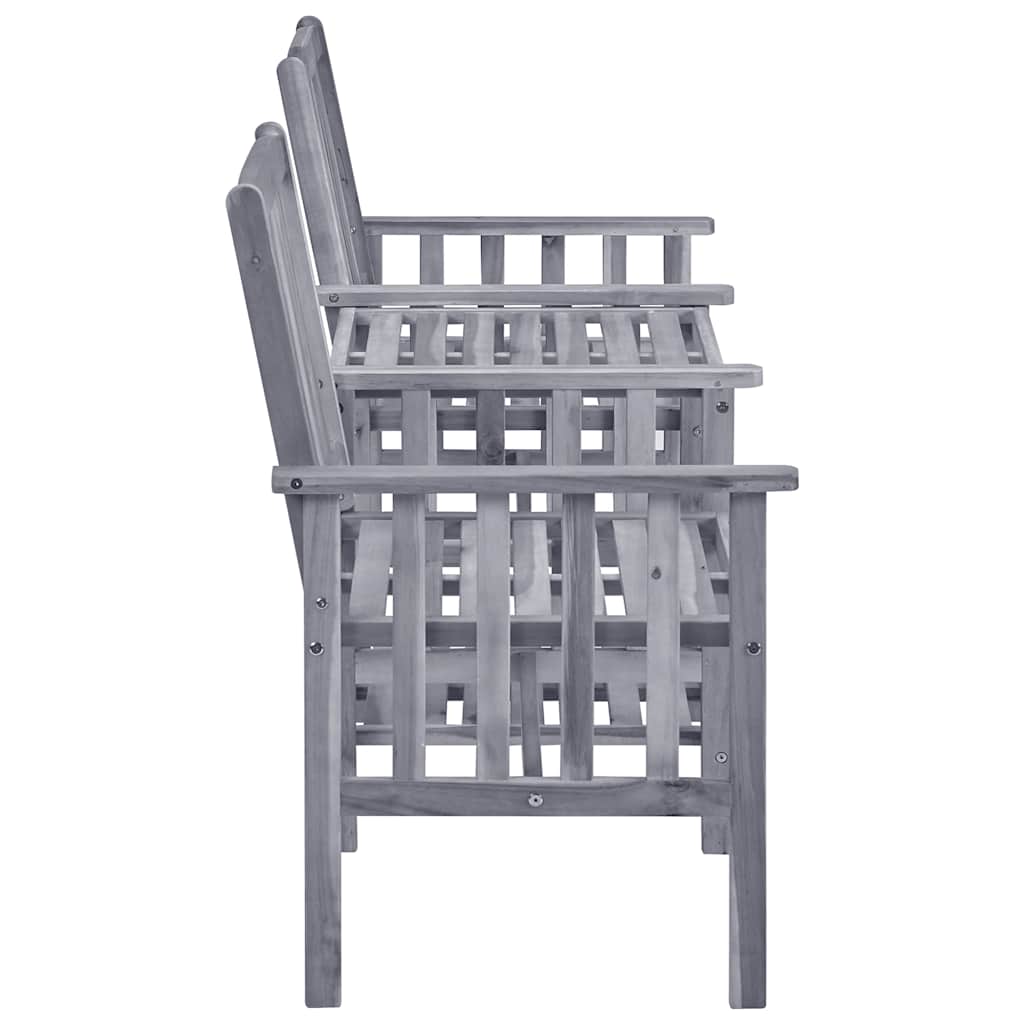 Tuinstoelen met tafeltje en kussens massief acaciahout is nu te koop bij PeponiXL, paradijselijk wonen!