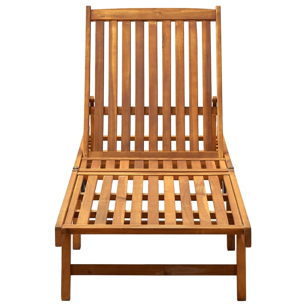 Ligbed met kussen massief acaciahout is nu te koop bij PeponiXL, paradijselijk wonen!