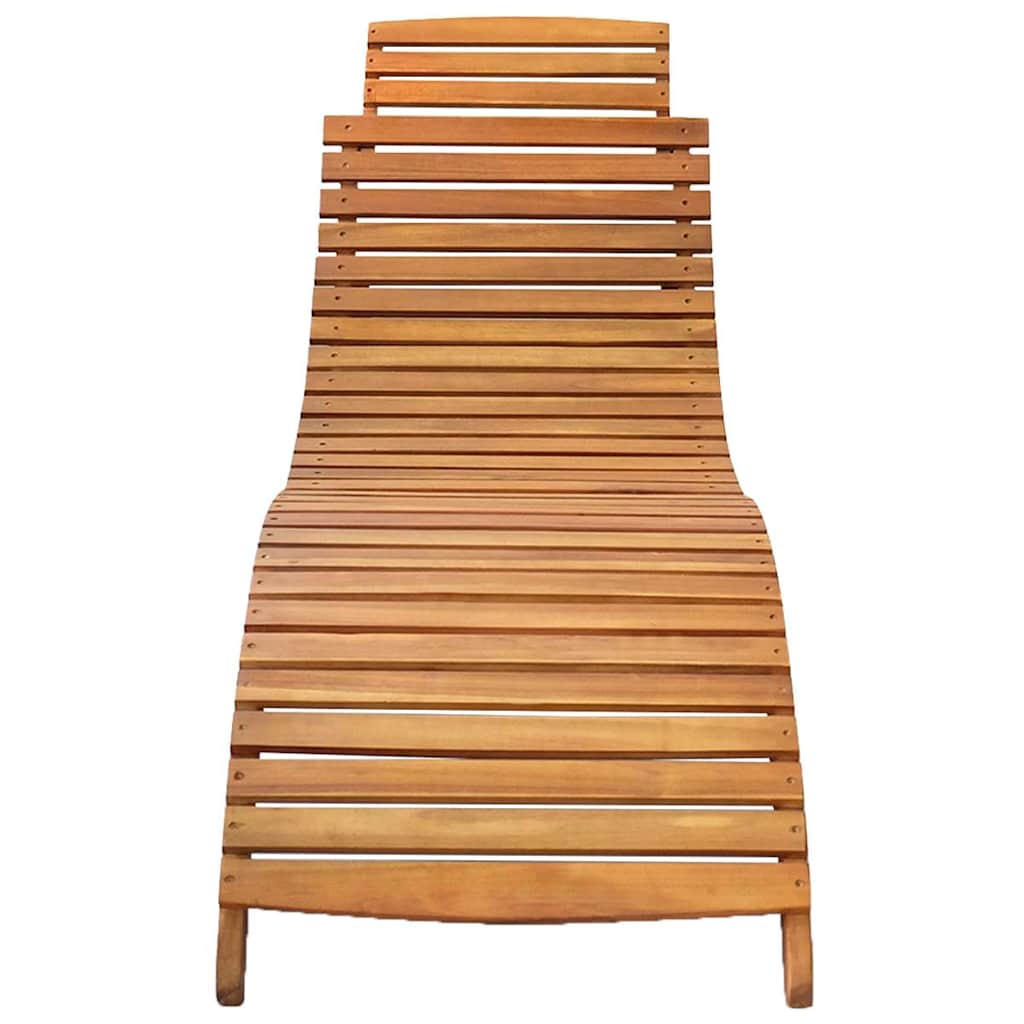 Ligbed met kussen massief acaciahout is nu te koop bij PeponiXL, paradijselijk wonen!