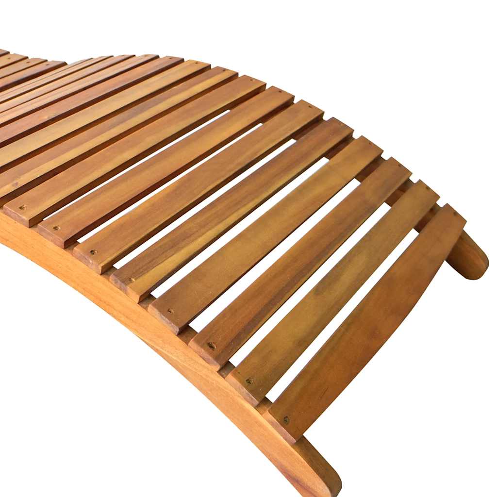 Ligbed met kussen massief acaciahout is nu te koop bij PeponiXL, paradijselijk wonen!