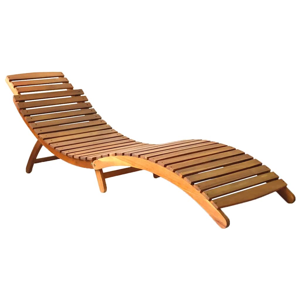 Ligbed met kussen massief acaciahout is nu te koop bij PeponiXL, paradijselijk wonen!