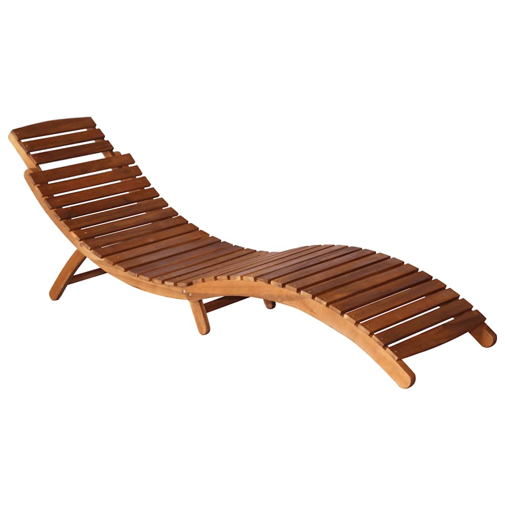Ligbed met tafeltje en kussen massief acaciahout is nu te koop bij PeponiXL, paradijselijk wonen!