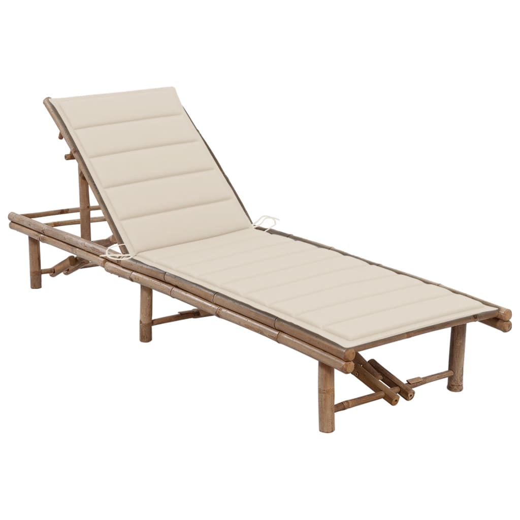 Ligbed met kussen bamboe is nu te koop bij PeponiXL, paradijselijk wonen!