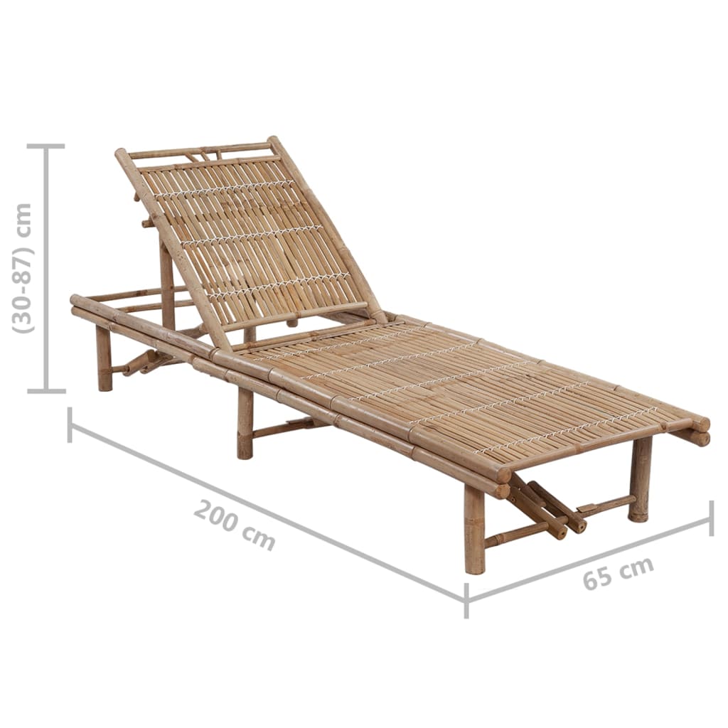 Ligbed met kussen bamboe is nu te koop bij PeponiXL, paradijselijk wonen!
