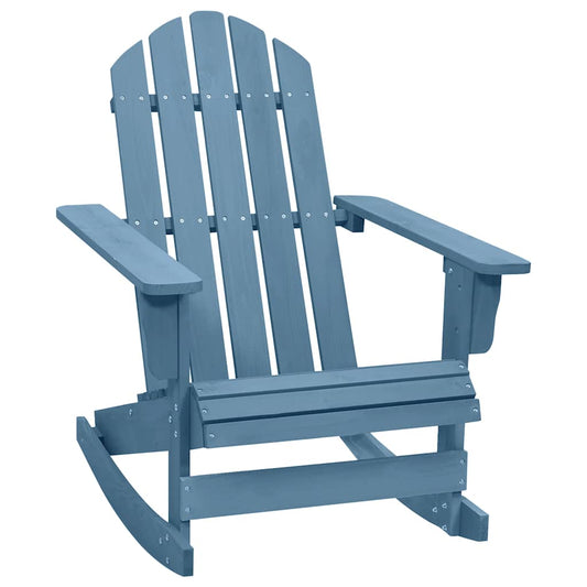 Schommelstoel Adirondack massief vurenhout blauw is nu te koop bij PeponiXL, paradijselijk wonen!