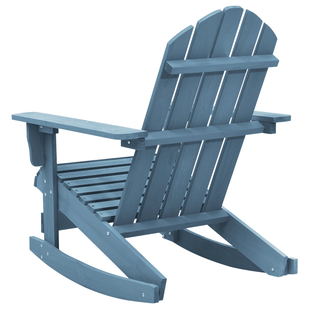 Schommelstoel Adirondack massief vurenhout blauw is nu te koop bij PeponiXL, paradijselijk wonen!
