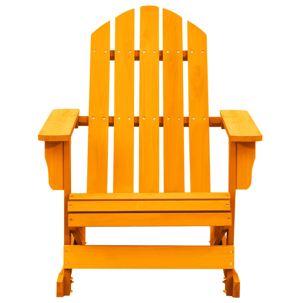 Schommelstoel Adirondack massief vurenhout oranje is nu te koop bij PeponiXL, paradijselijk wonen!