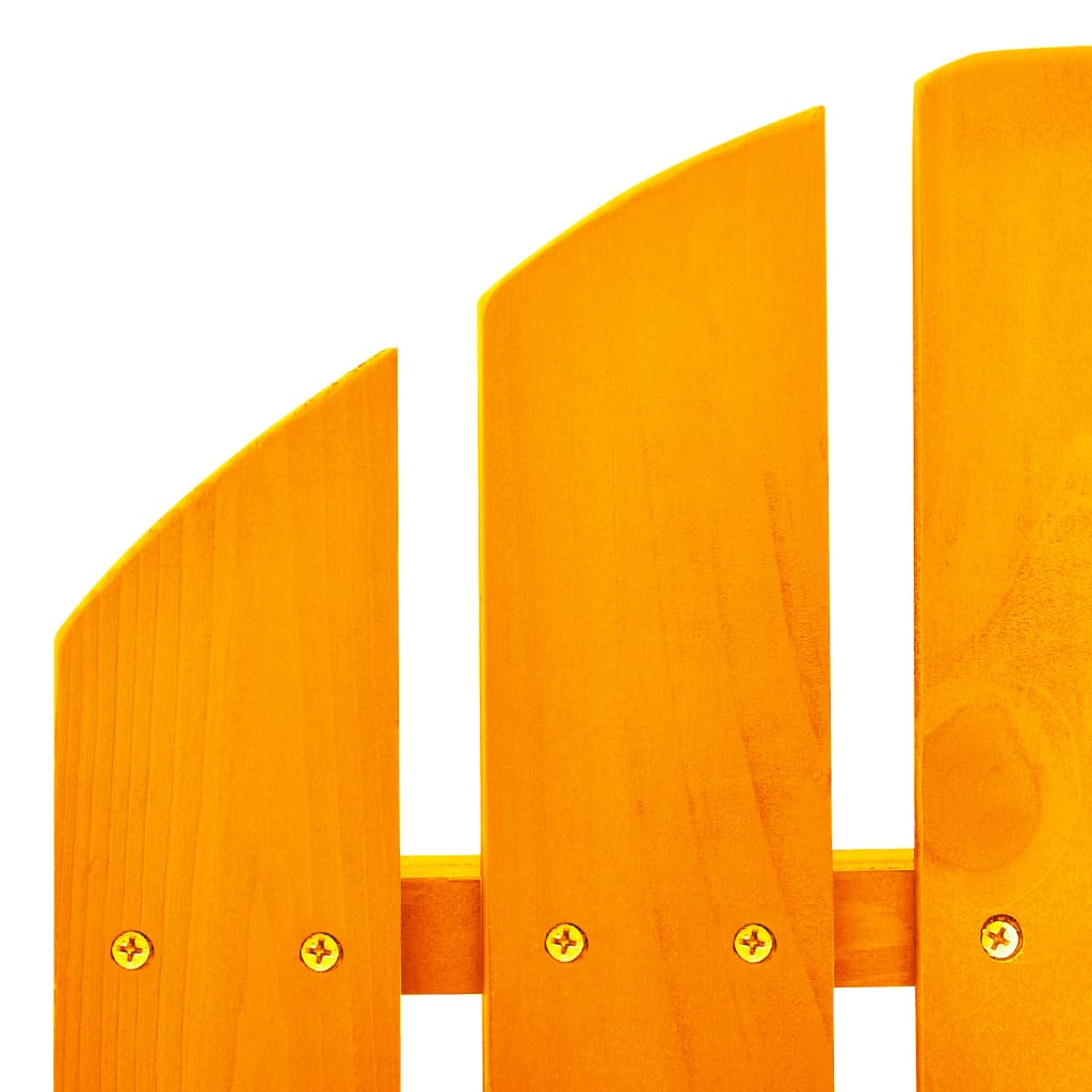 Schommelstoel Adirondack massief vurenhout oranje is nu te koop bij PeponiXL, paradijselijk wonen!