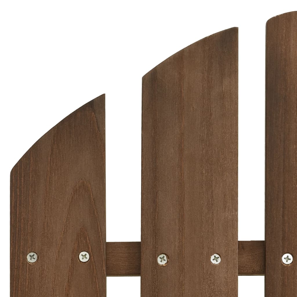 Tuinstoel 2-zits Adirondack met voetenbank vurenhout bruin is nu te koop bij PeponiXL, paradijselijk wonen!