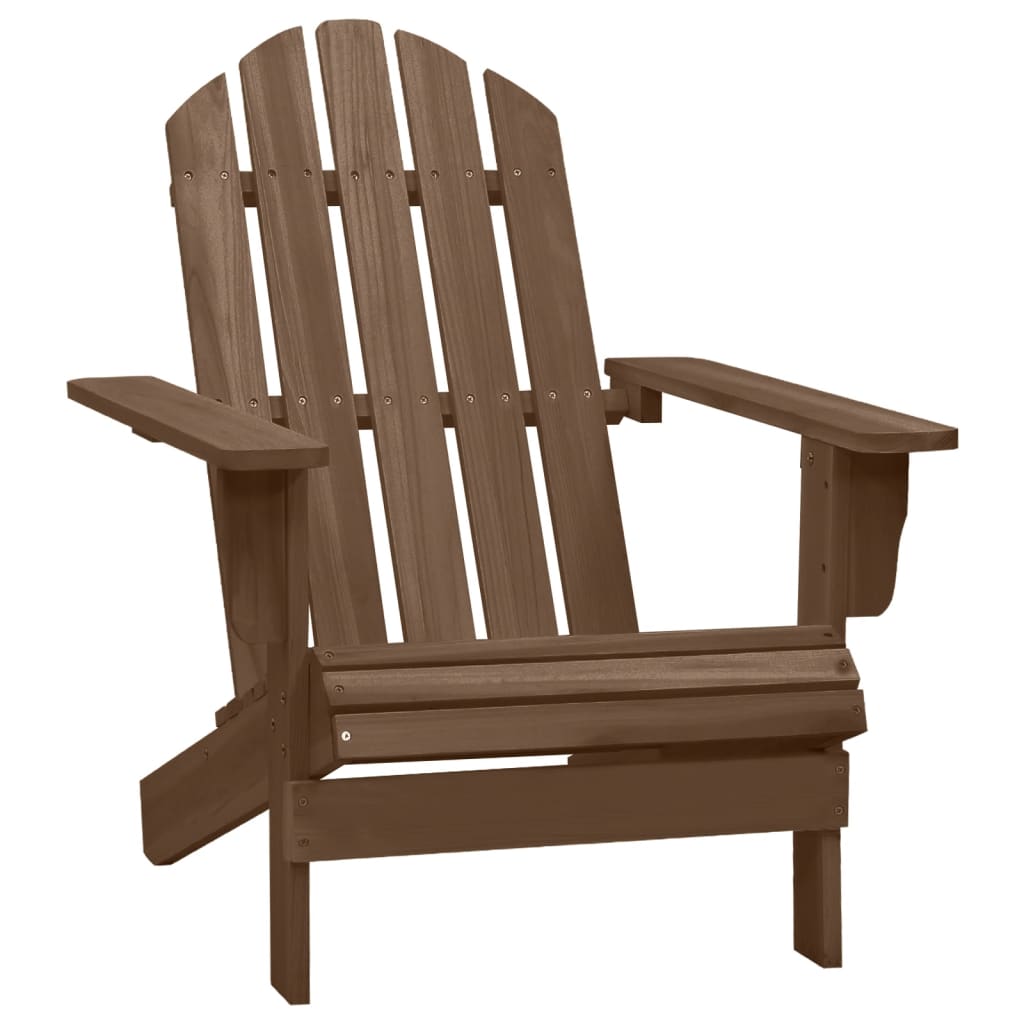 Tuinstoel Adirondack voetenbank tafel massief vurenhout bruin is nu te koop bij PeponiXL, paradijselijk wonen!