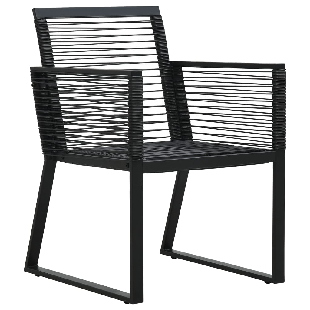 7-delige Tuinset PVC-rattan zwart is nu te koop bij PeponiXL, paradijselijk wonen!