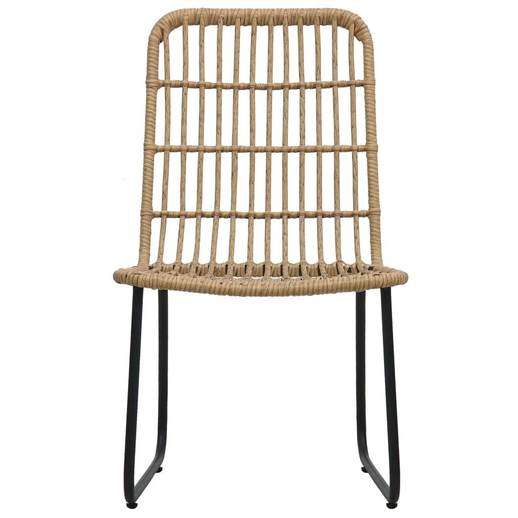 7-delige Tuinset poly rattan en glas