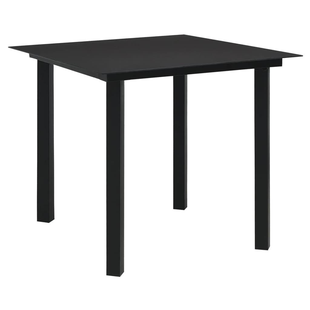 3-delige Tuinset PVC-rattan zwart is nu te koop bij PeponiXL, paradijselijk wonen!