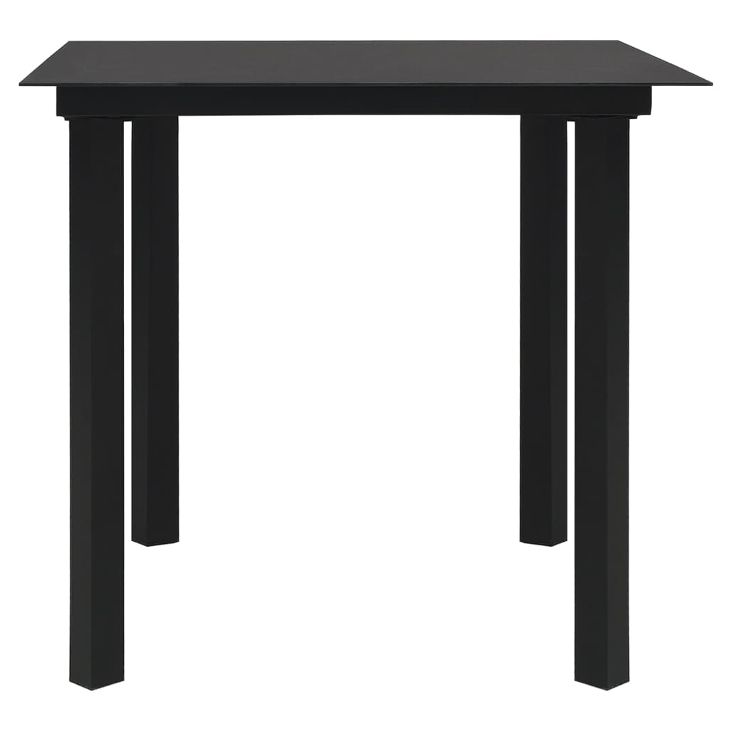 3-delige Tuinset PVC-rattan zwart is nu te koop bij PeponiXL, paradijselijk wonen!