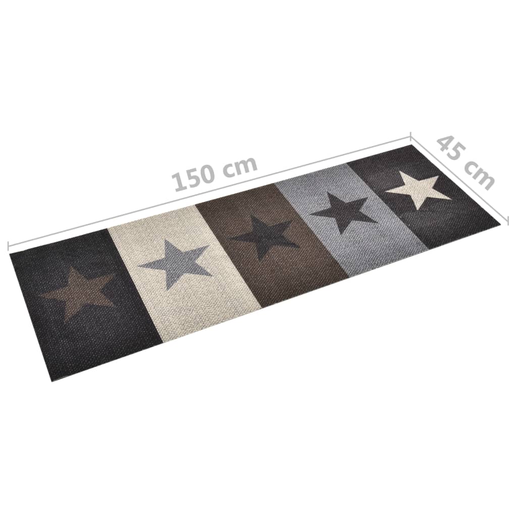 Keukenmat wasbaar Star 45x150 cm is nu te koop bij PeponiXL, paradijselijk wonen!