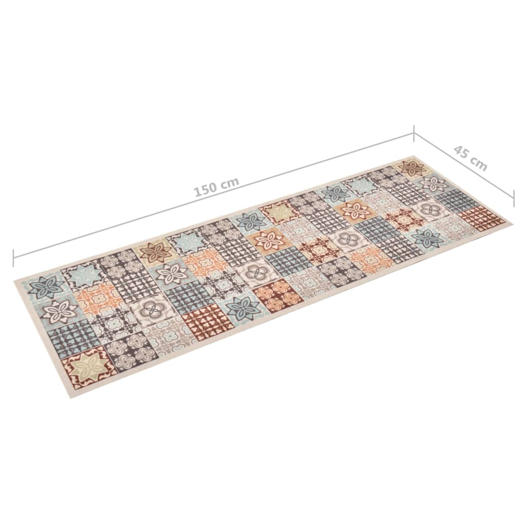 Keukenmat wasbaar Mosaic Colour 45x150 cm is nu te koop bij PeponiXL, paradijselijk wonen!