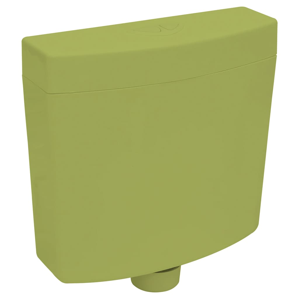 Toiletstortbak met watertoevoer onderin 3/6 L olijfgroen is nu te koop bij PeponiXL, paradijselijk wonen!