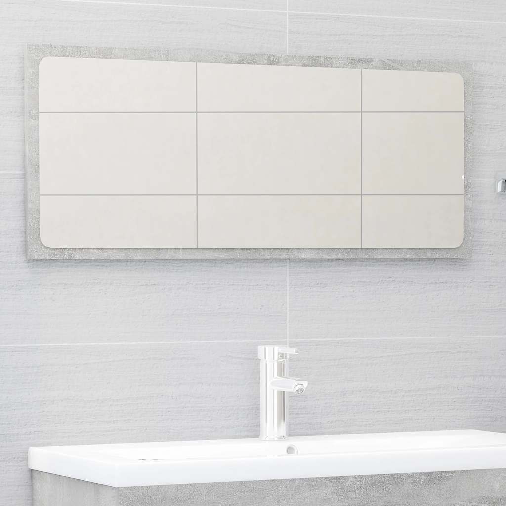 2-delige Badkamermeubelset spaanplaat betongrijs is nu te koop bij PeponiXL, paradijselijk wonen!