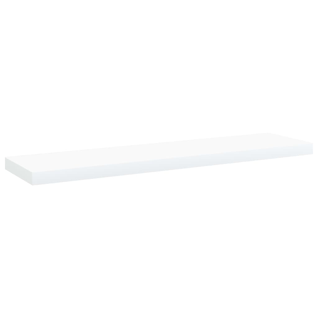 Wandschappen 4 st 40x10x1,5 cm bewerkt hout wit is nu te koop bij PeponiXL, paradijselijk wonen!