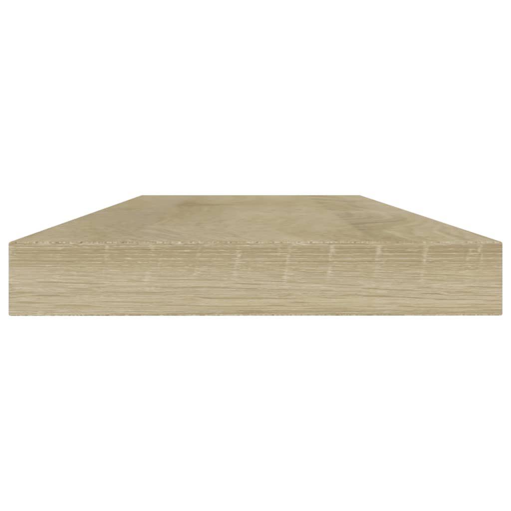 Wandschappen 8 st 40x10x1,5 cm spaanplaat sonoma eikenkleurig is nu te koop bij PeponiXL, paradijselijk wonen!