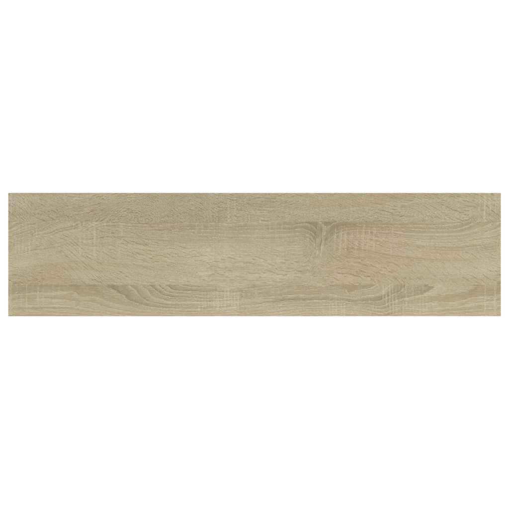 Wandschappen 8 st 40x10x1,5 cm spaanplaat sonoma eikenkleurig is nu te koop bij PeponiXL, paradijselijk wonen!