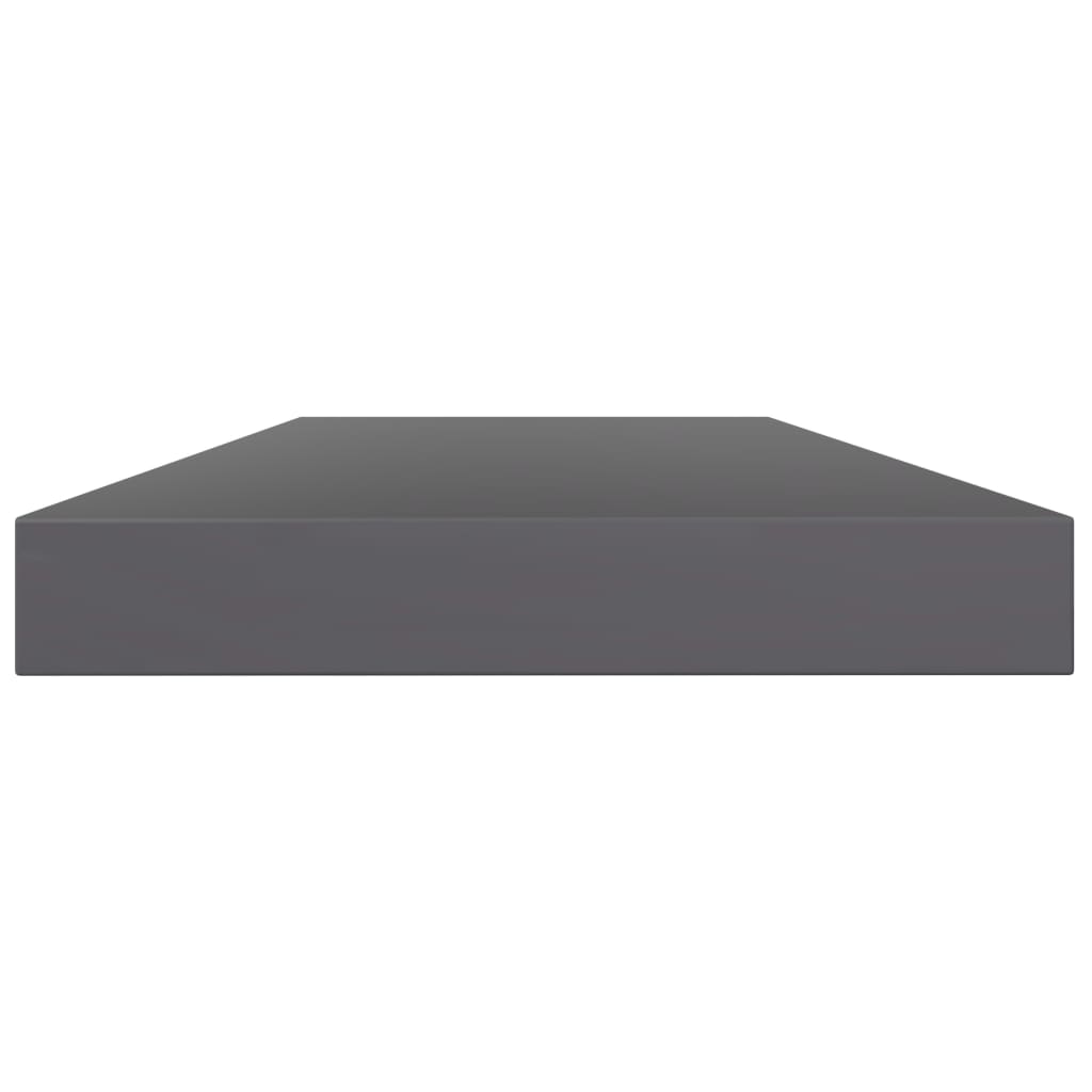 Wandschappen 4 st 40x10x1,5 cm spaanplaat hoogglans grijs is nu te koop bij PeponiXL, paradijselijk wonen!