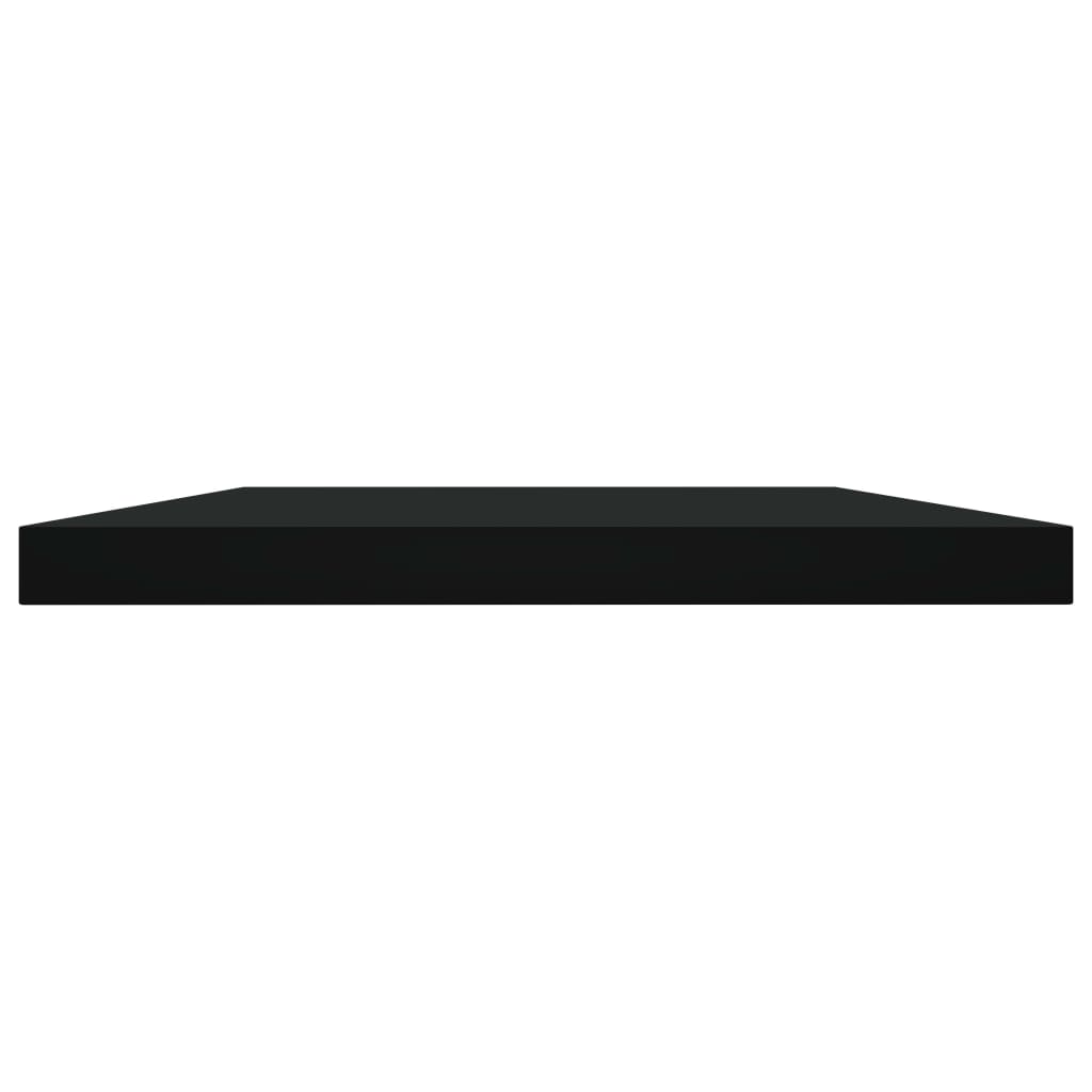 Wandschappen 8 st 40x20x1,5 cm spaanplaat zwart is nu te koop bij PeponiXL, paradijselijk wonen!