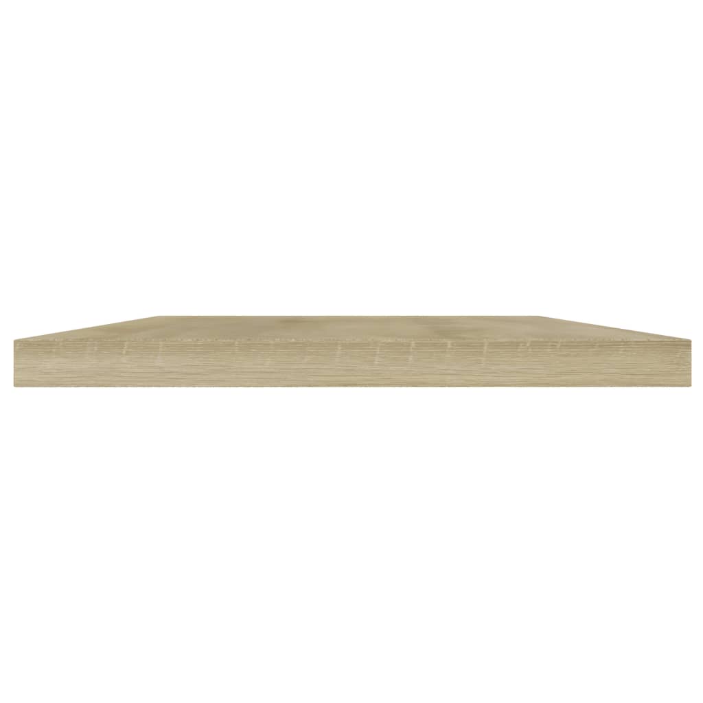Wandschappen 4 st 40x20x1,5 cm bewerkt hout sonoma eikenkleurig is nu te koop bij PeponiXL, paradijselijk wonen!