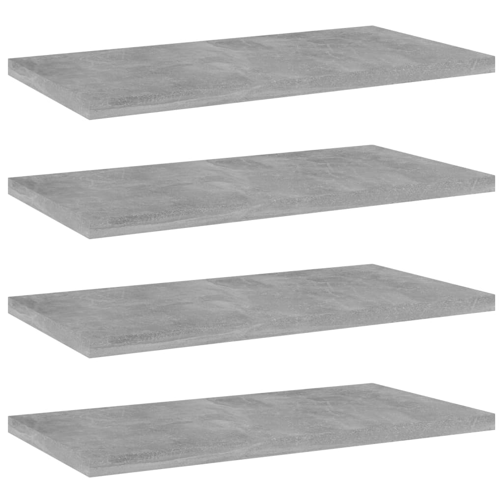 Wandschappen 4 st 40x20x1,5 cm bewerkt hout betongrijs is nu te koop bij PeponiXL, paradijselijk wonen!