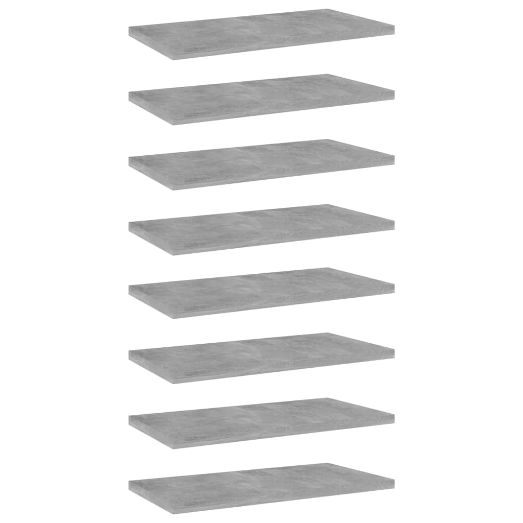 Wandschappen 8 st 40x20x1,5 cm bewerkt hout betongrijs is nu te koop bij PeponiXL, paradijselijk wonen!