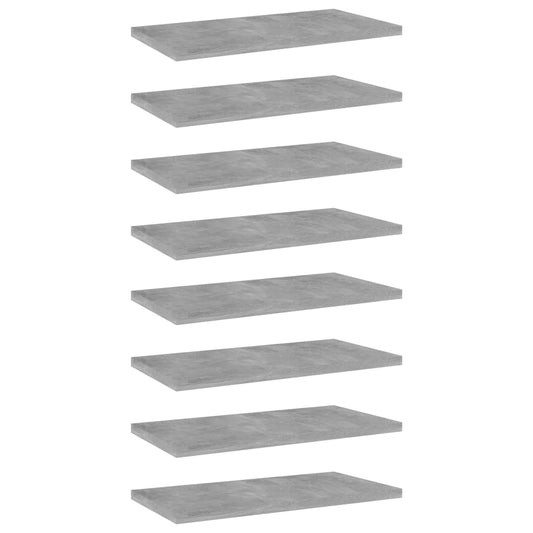 Wandschappen 8 st 40x20x1,5 cm bewerkt hout betongrijs is nu te koop bij PeponiXL, paradijselijk wonen!