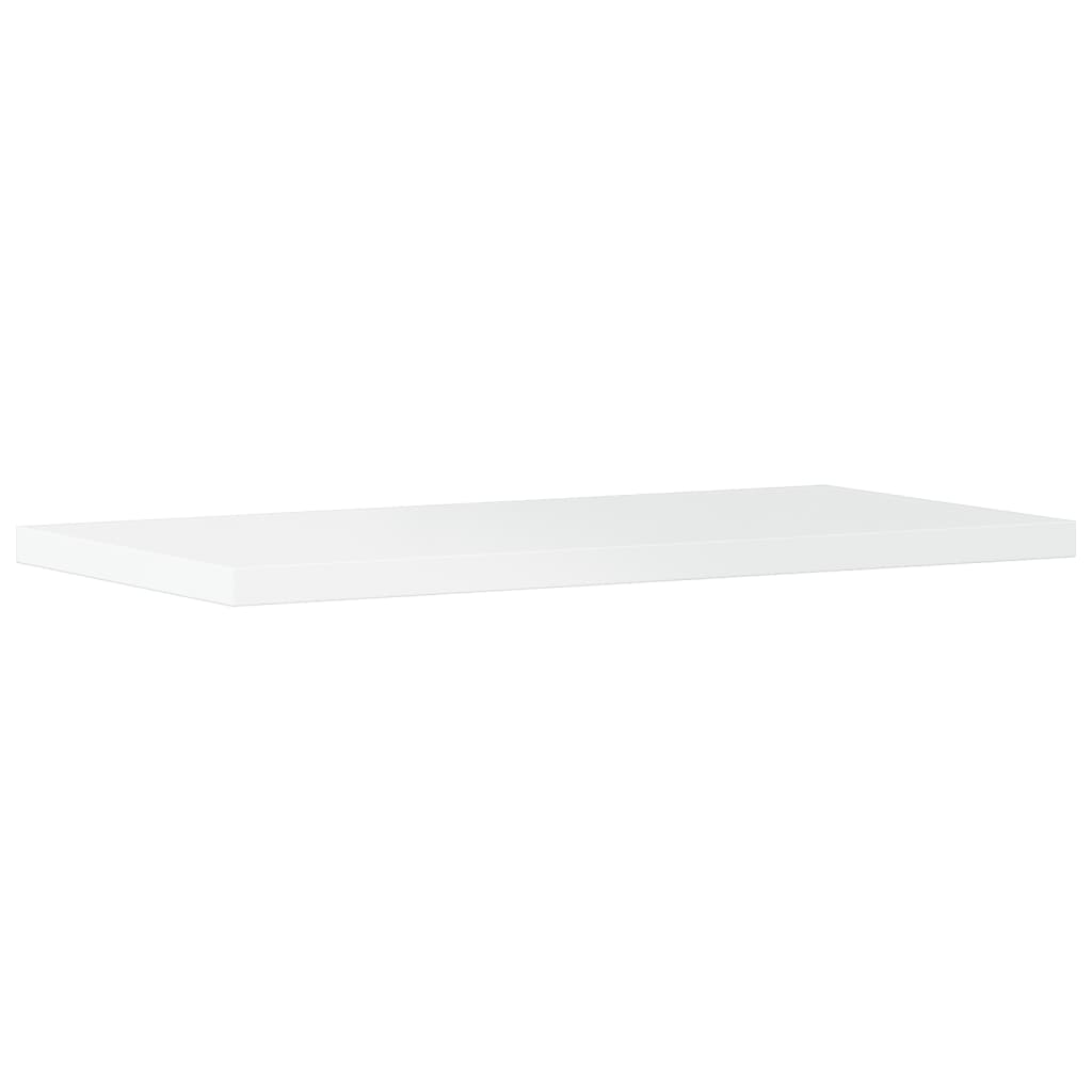 Wandschappen 4 st 40x20x1,5 cm bewerkt hout hoogglans wit is nu te koop bij PeponiXL, paradijselijk wonen!
