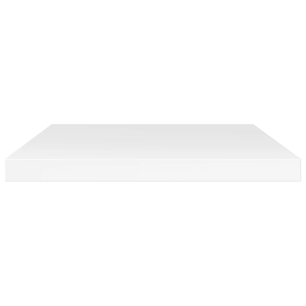 Wandschappen 4 st 40x20x1,5 cm bewerkt hout hoogglans wit is nu te koop bij PeponiXL, paradijselijk wonen!