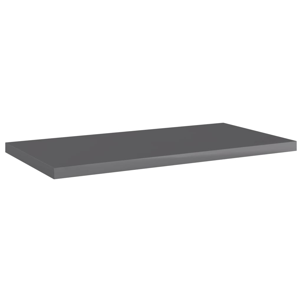Wandschappen 8 st 40x20x1,5 cm spaanplaat hoogglans grijs is nu te koop bij PeponiXL, paradijselijk wonen!